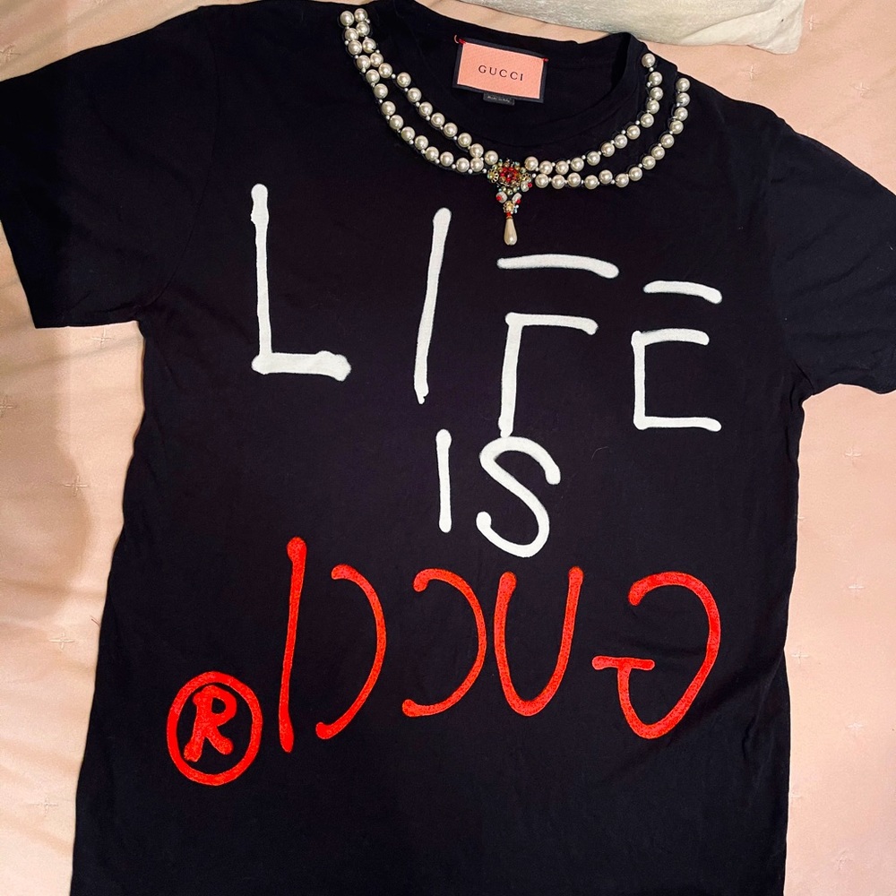 Gucci Shirt “LIFE IS GUCCI”